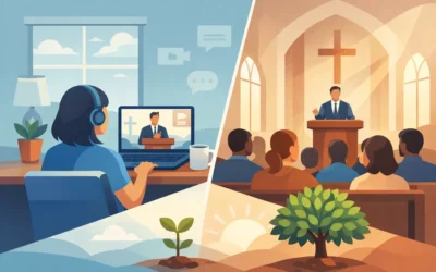 Online Church Versus In Person: What Helps You Grow?